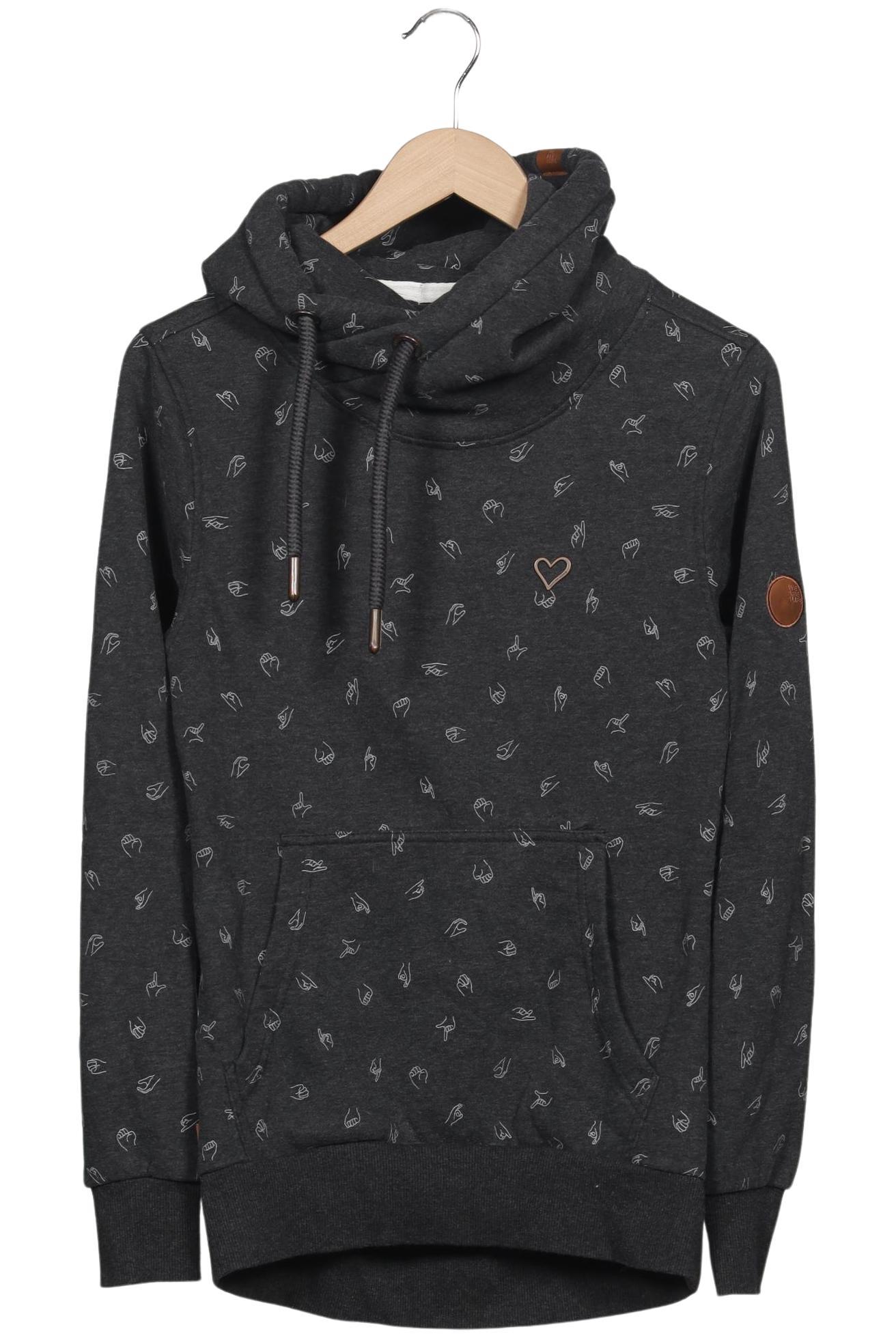 

Alife & Kickin Damen Kapuzenpullover, grau, Gr. 36