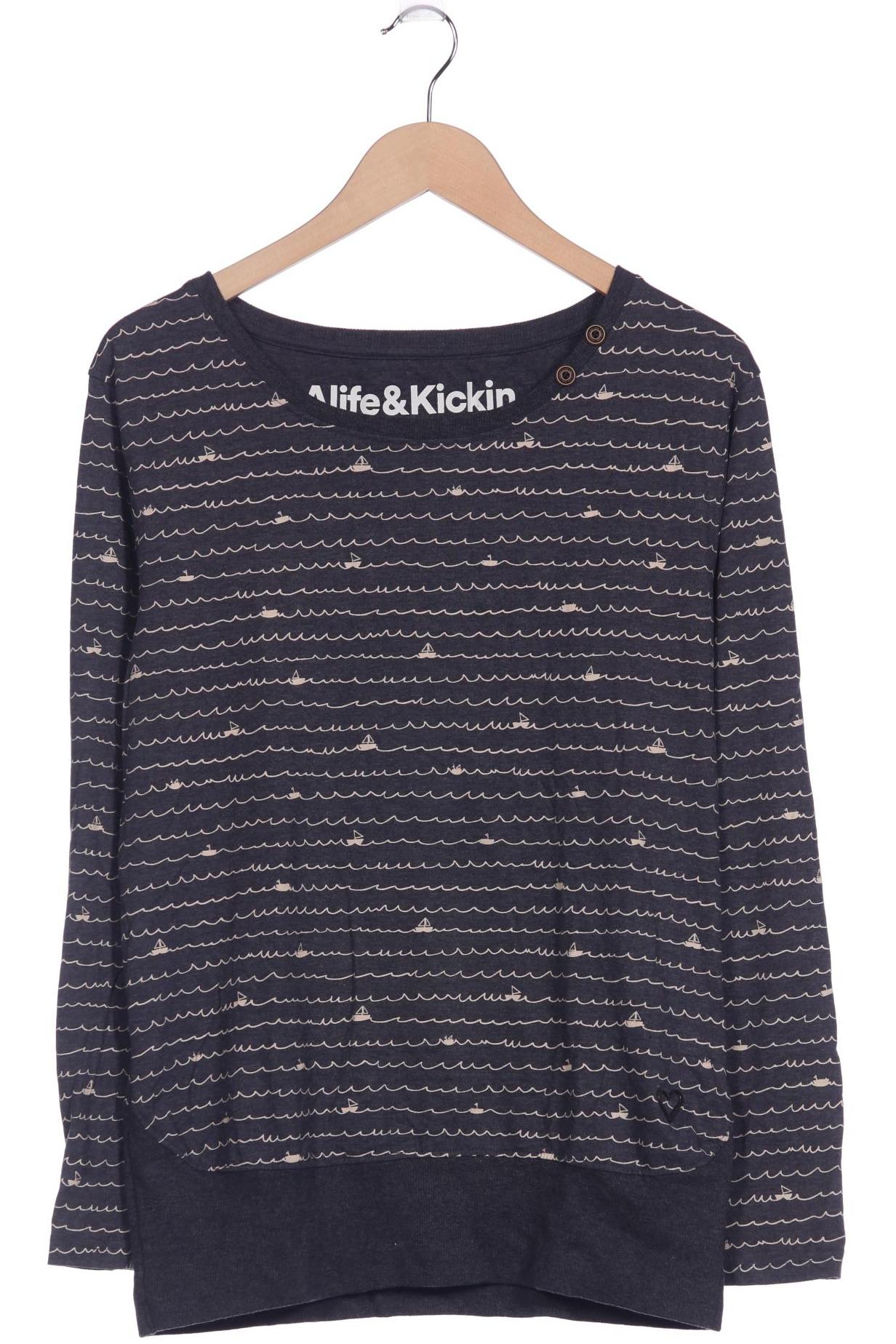 

Alife & Kickin Damen Langarmshirt, grau, Gr. 44