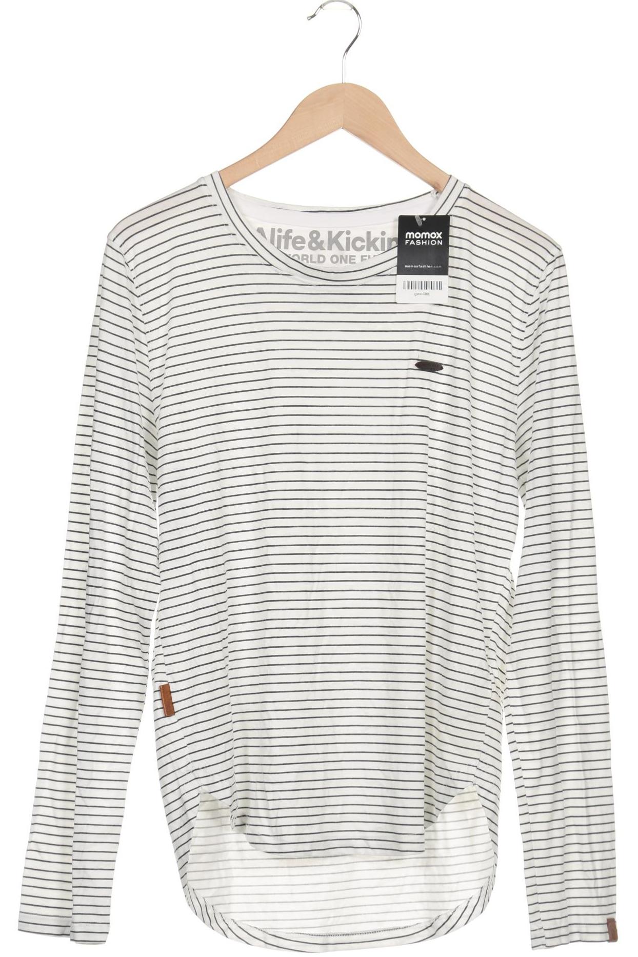 

Alife & Kickin Damen Langarmshirt, weiß, Gr. 44