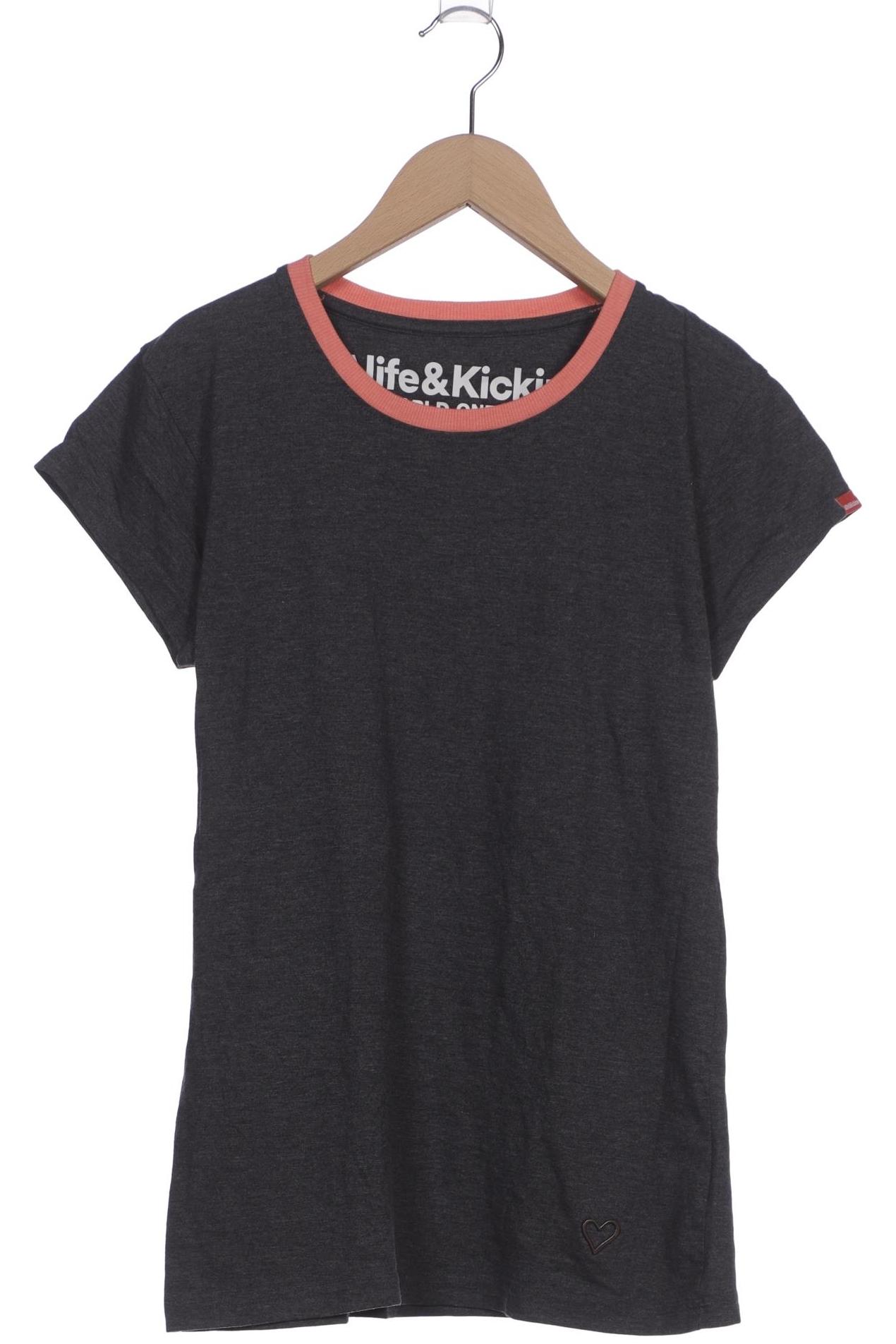 

Alife & Kickin Damen T-Shirt, grau, Gr. 34