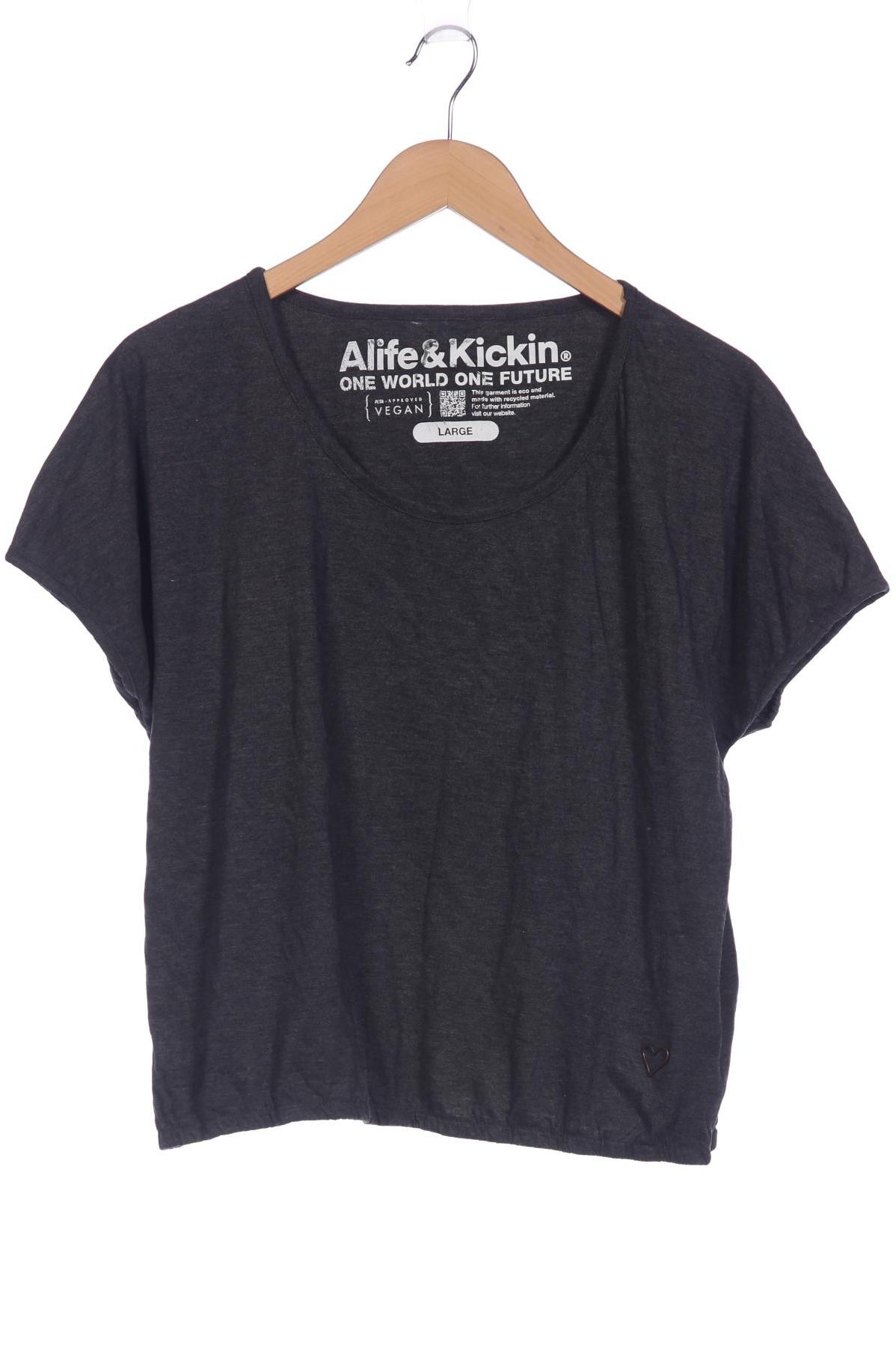 

Alife & Kickin Damen T-Shirt, grau, Gr. 42