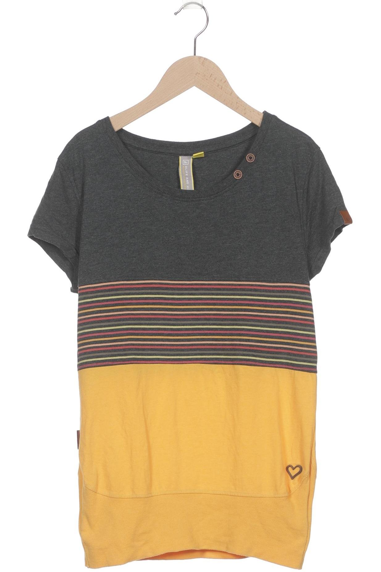 

Alife & Kickin Damen T-Shirt, grau, Gr. 38