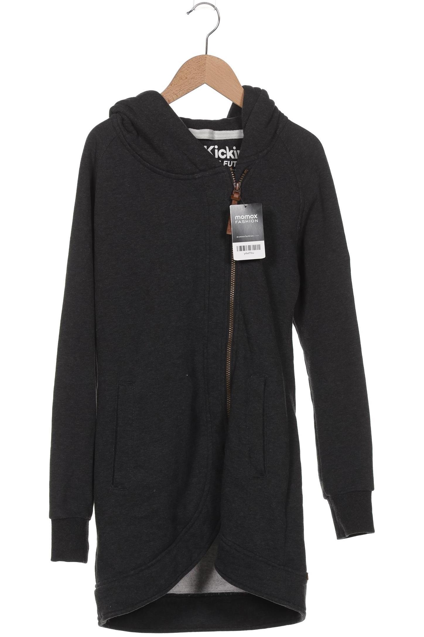 

Alife & Kickin Damen Kapuzenpullover, grau, Gr. 36