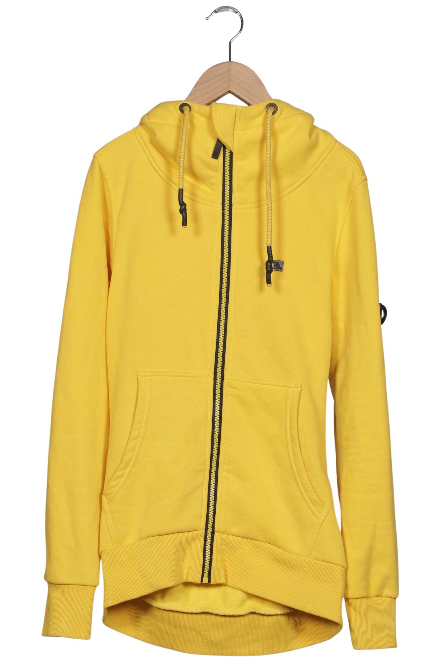 

Alife & Kickin Damen Kapuzenpullover, gelb, Gr. 36