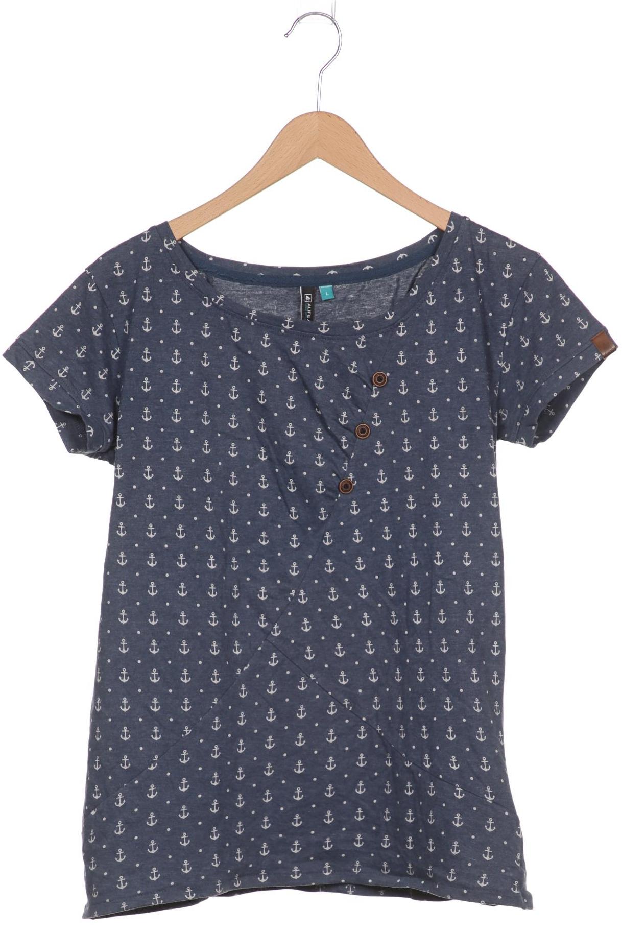 

Alife & Kickin Damen T-Shirt, blau, Gr. 42