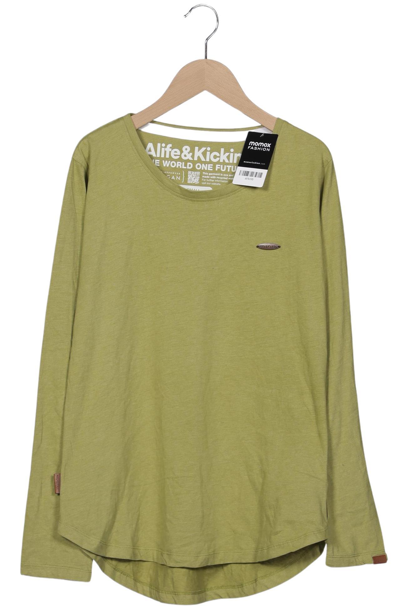 

Alife & Kickin Damen Langarmshirt, grün, Gr. 36