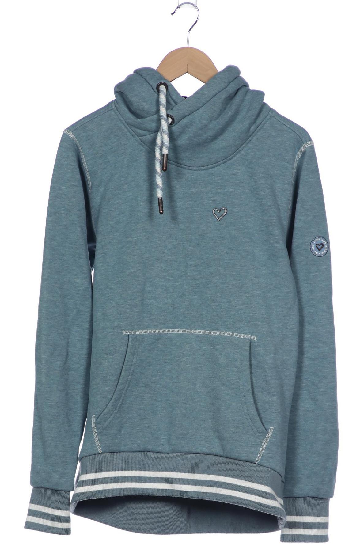 

Alife & Kickin Damen Kapuzenpullover, türkis, Gr. 44