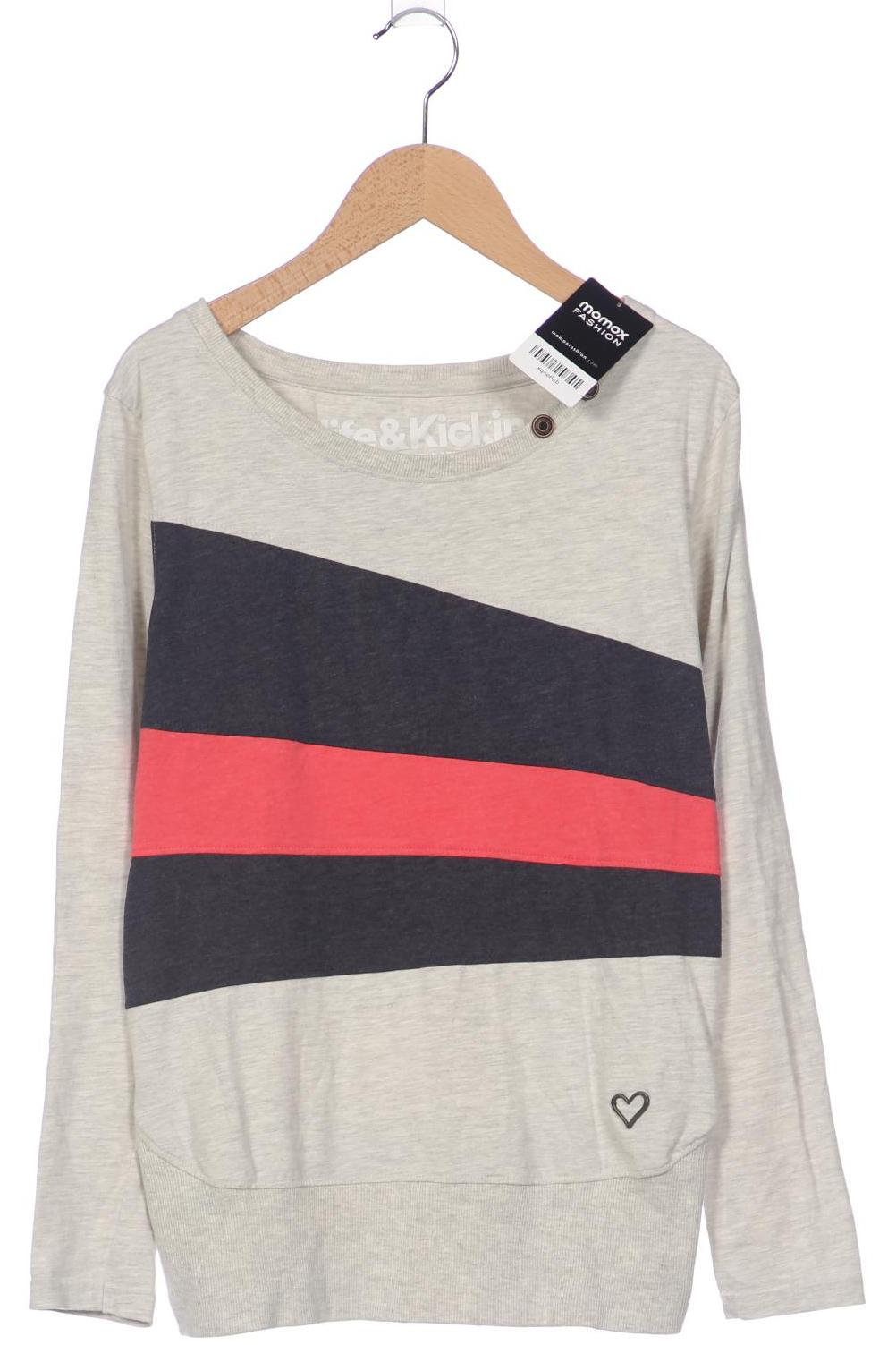 

Alife & Kickin Damen Langarmshirt, grau, Gr. 36