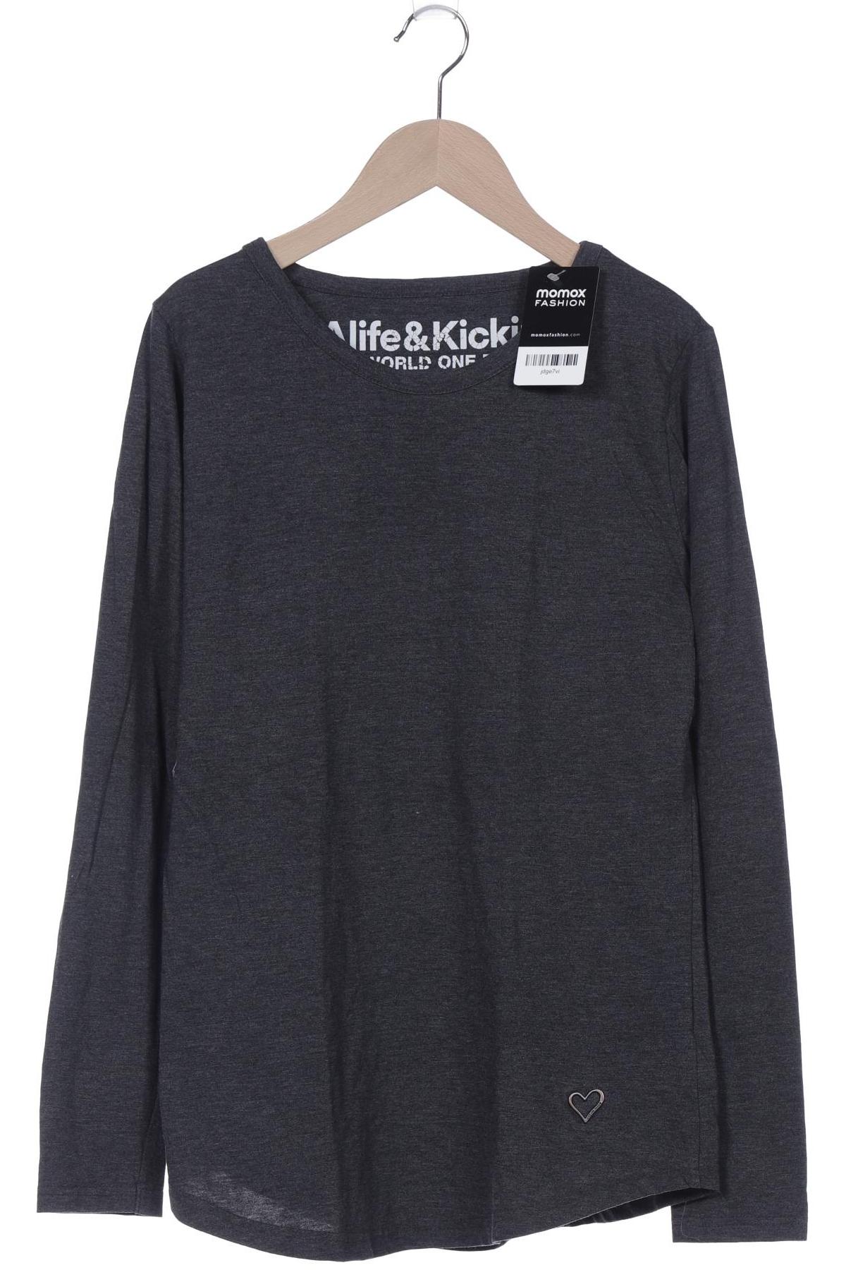 

Alife & Kickin Damen Langarmshirt, grau, Gr. 38