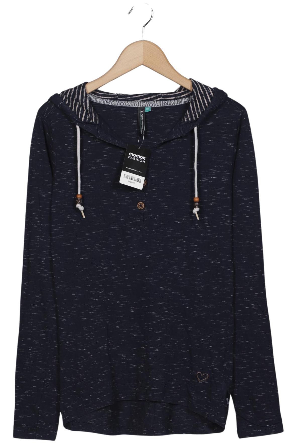 

Alife & Kickin Damen Kapuzenpullover, marineblau, Gr. 34