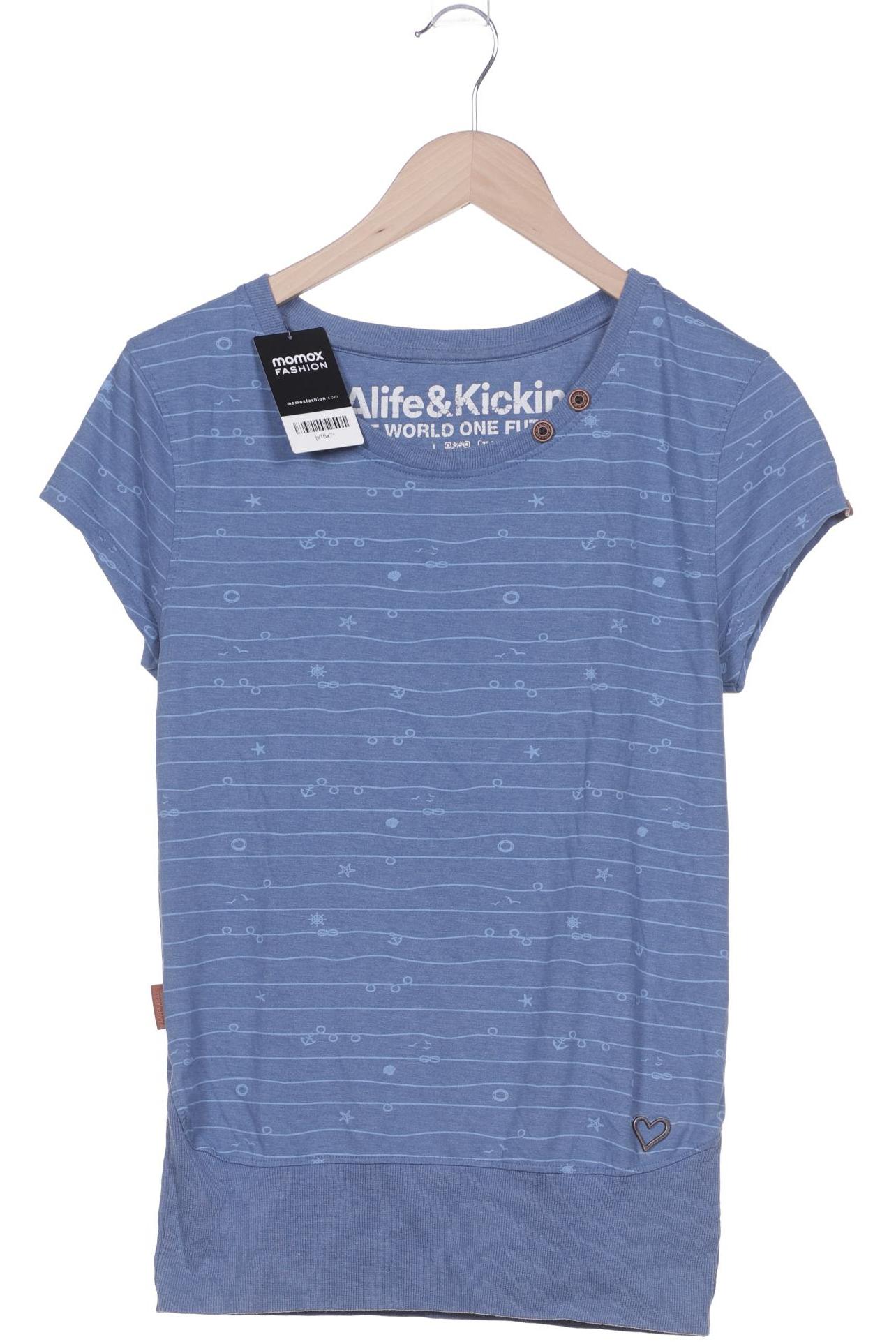 

Alife & Kickin Damen T-Shirt, blau, Gr. 38