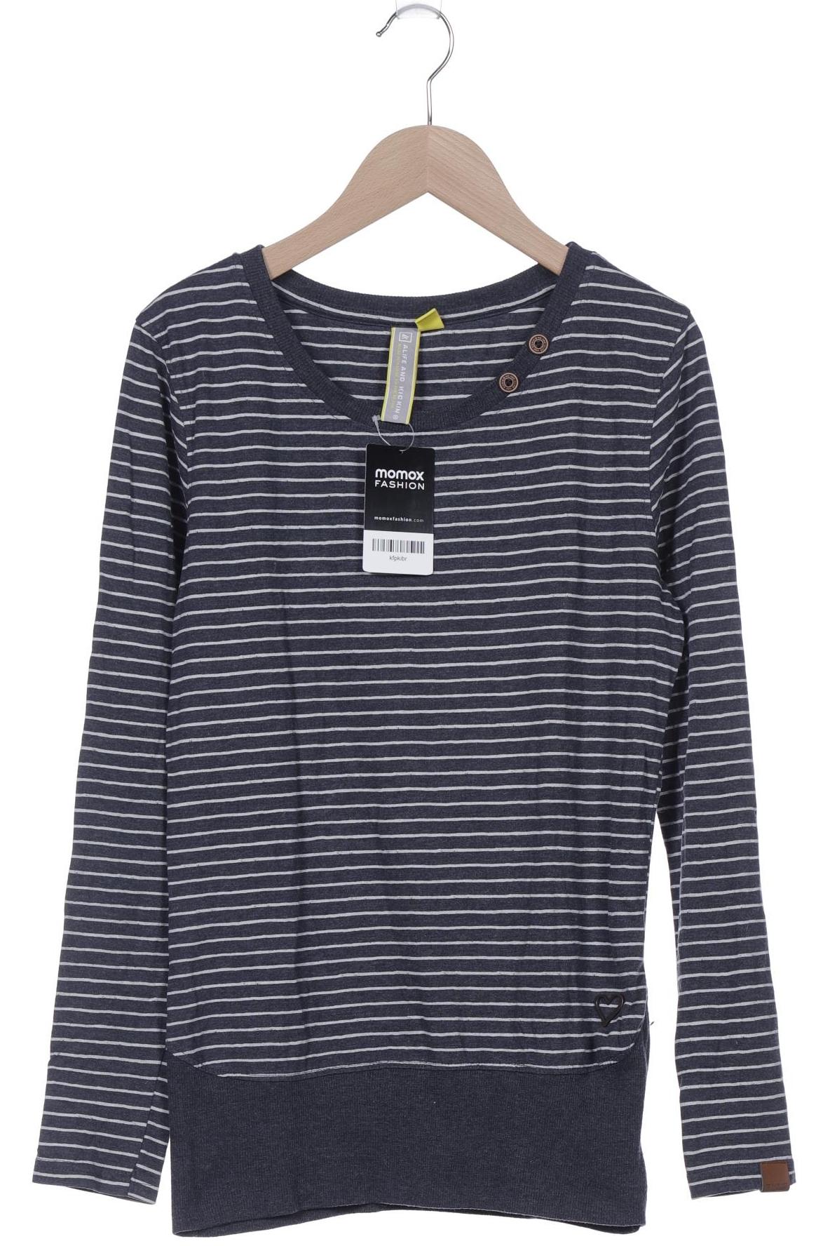

Alife & Kickin Damen Langarmshirt, marineblau, Gr. 36