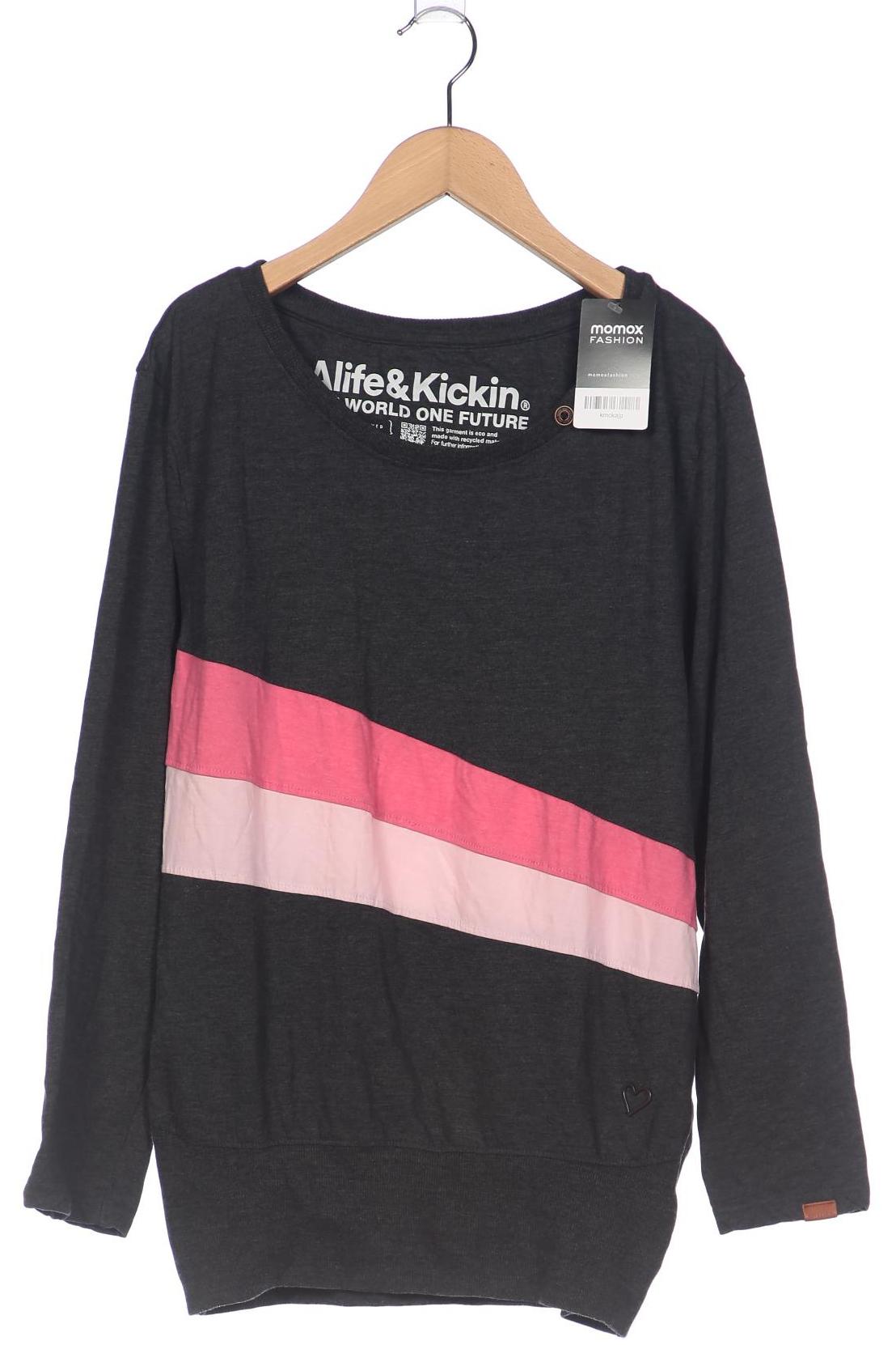 

Alife & Kickin Damen Langarmshirt, grau, Gr. 44