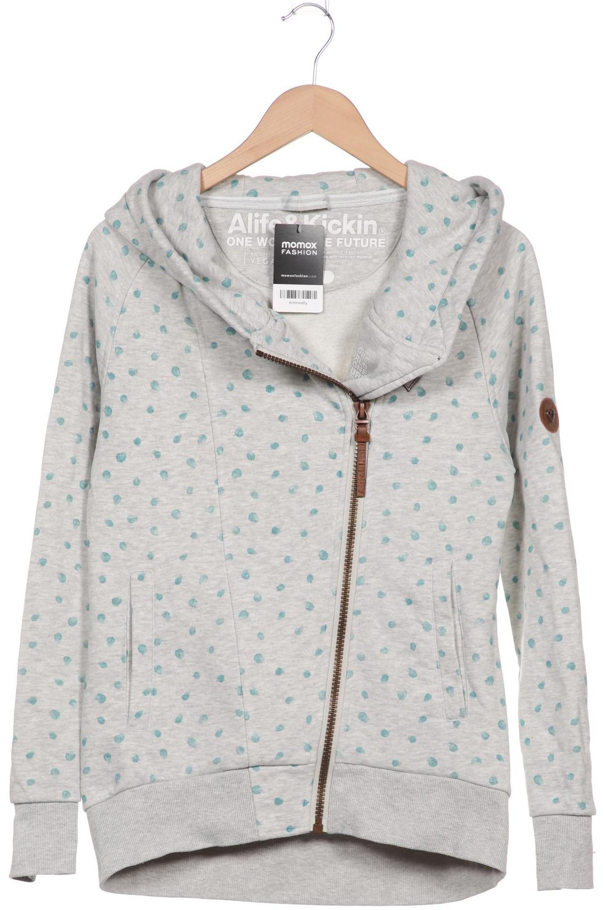 

Alife & Kickin Damen Kapuzenpullover, grau, Gr. 38