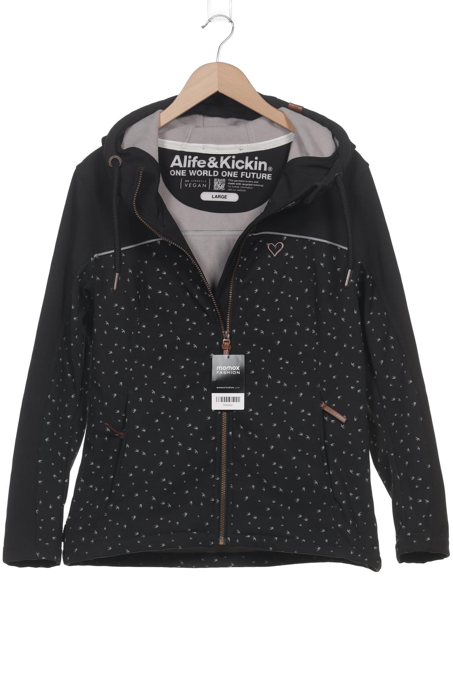 

Alife & Kickin Damen Jacke, schwarz, Gr. 42