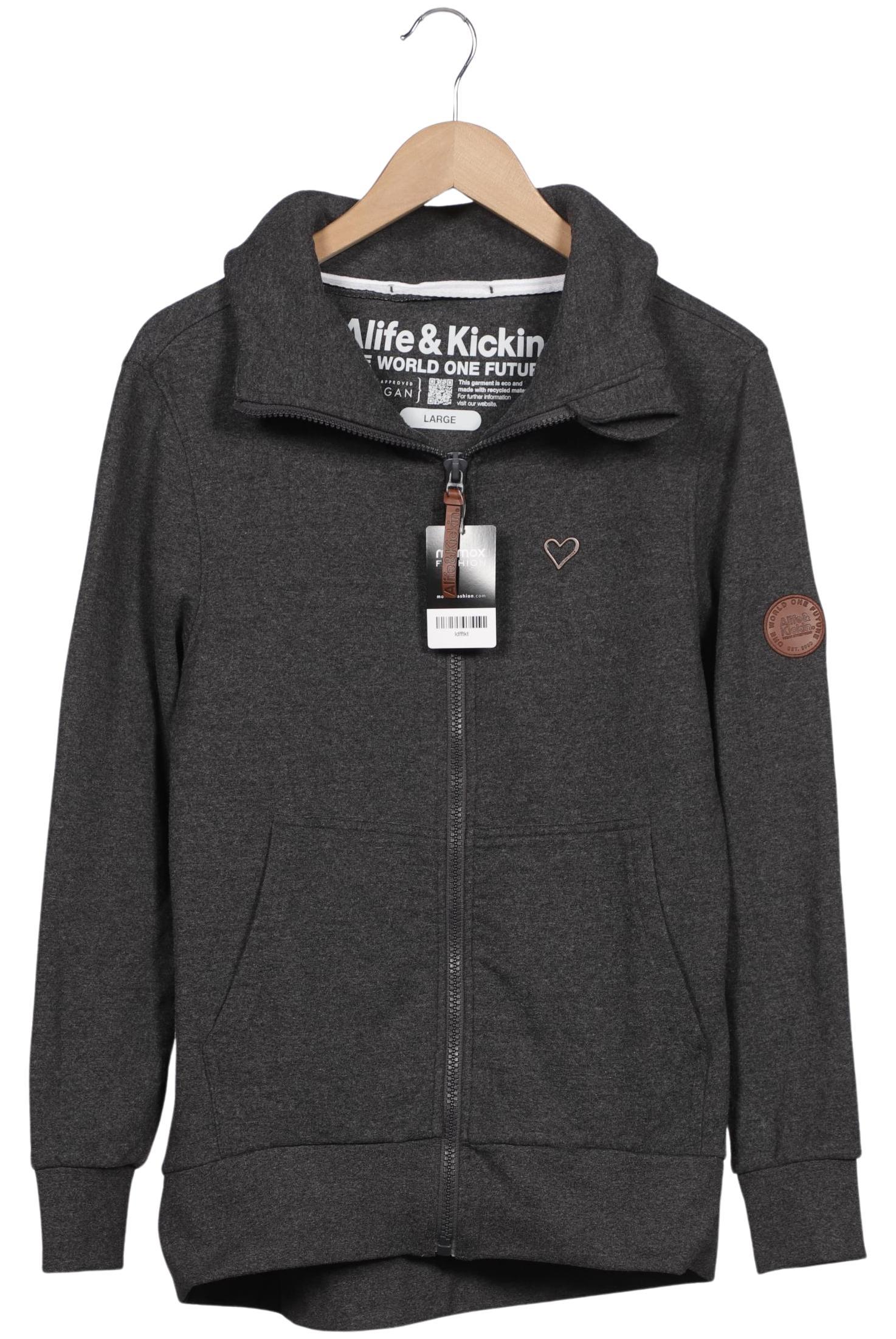 

Alife & Kickin Damen Sweatshirt, grau, Gr. 42