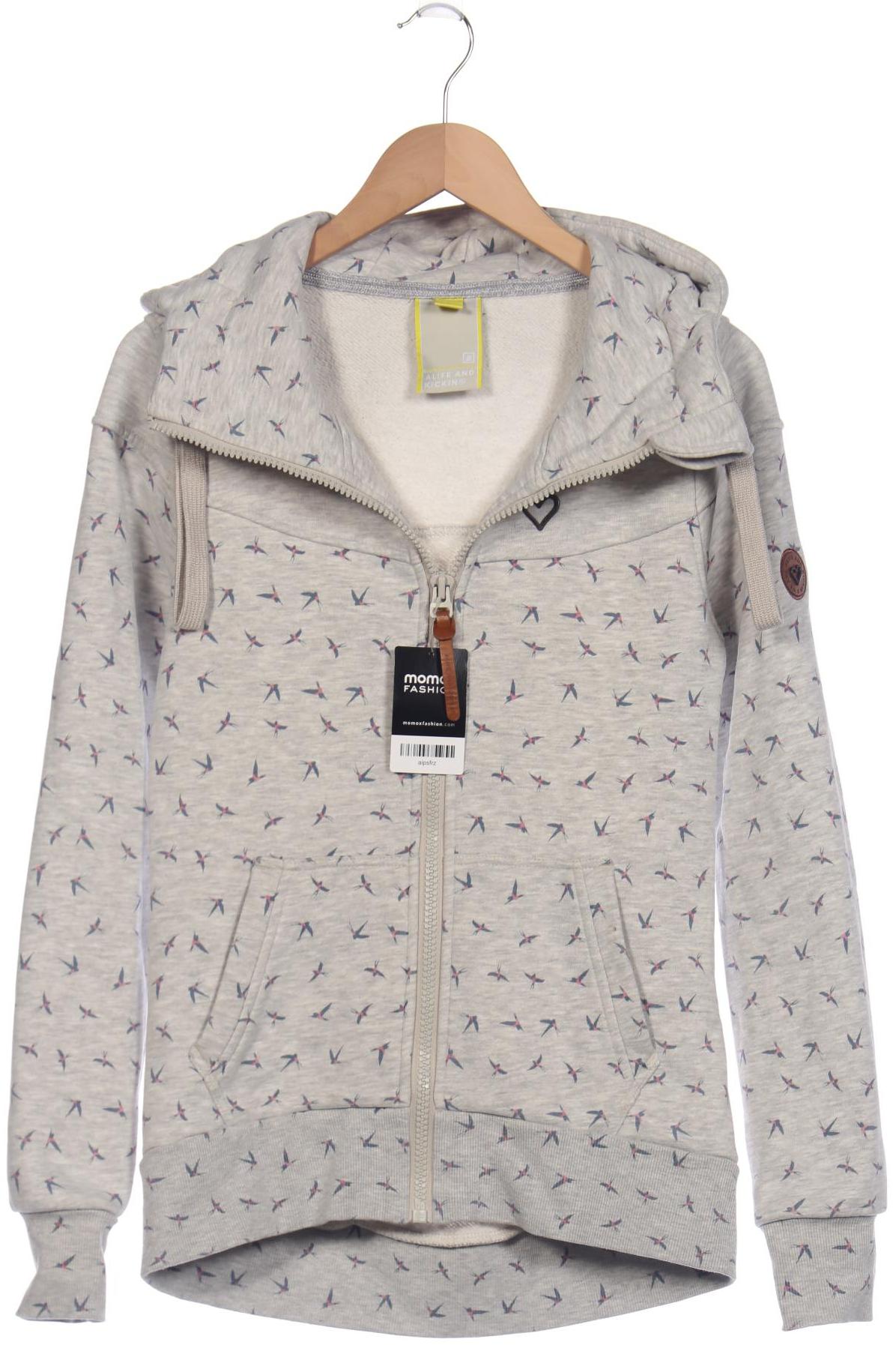 

Alife & Kickin Damen Kapuzenpullover, grau
