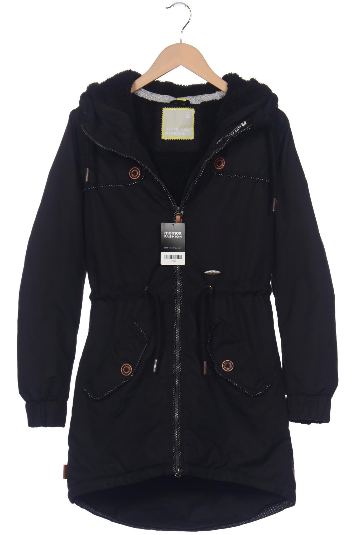 

Alife & Kickin Damen Mantel, schwarz, Gr. 36