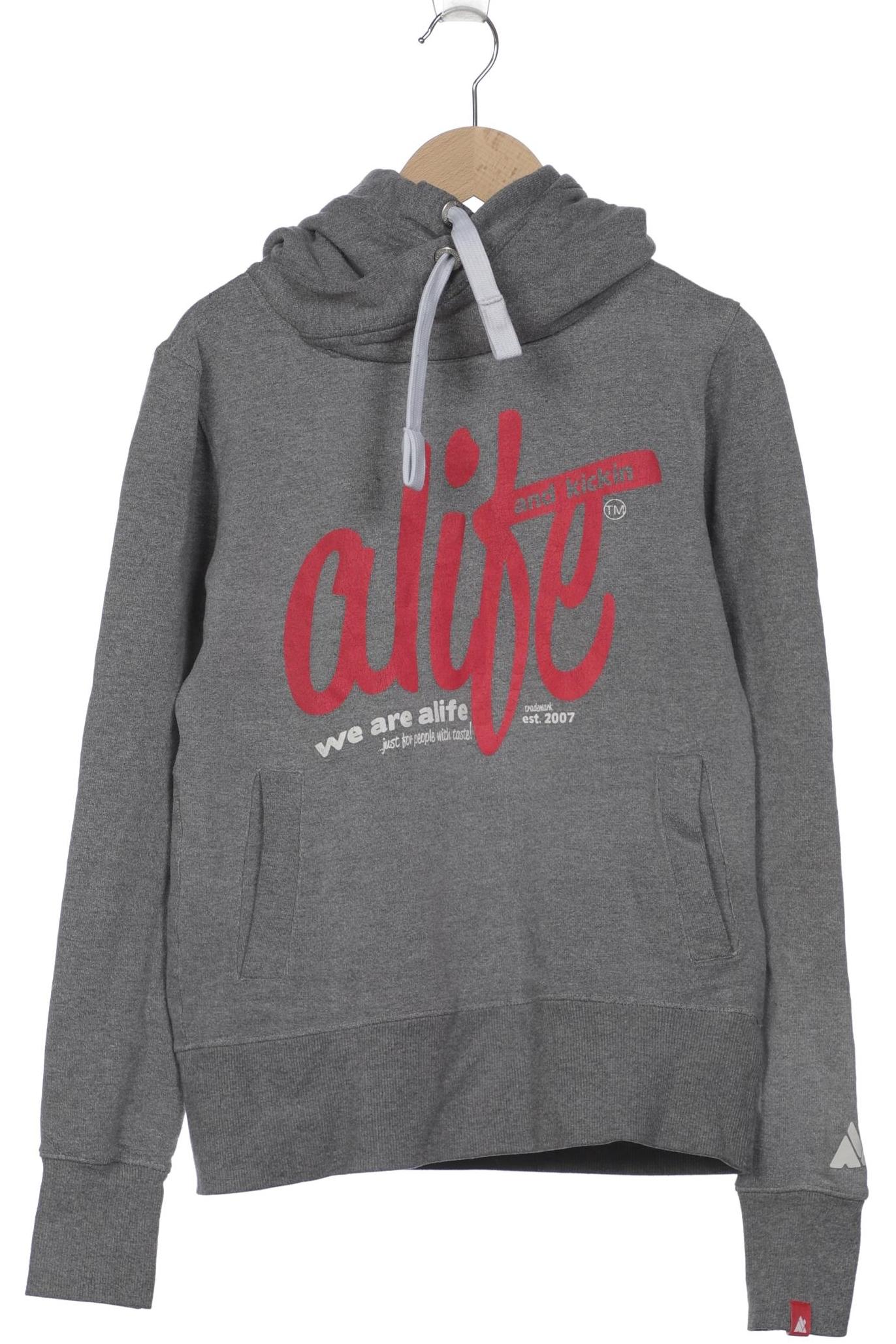 

Alife & Kickin Damen Kapuzenpullover, grau, Gr. 38