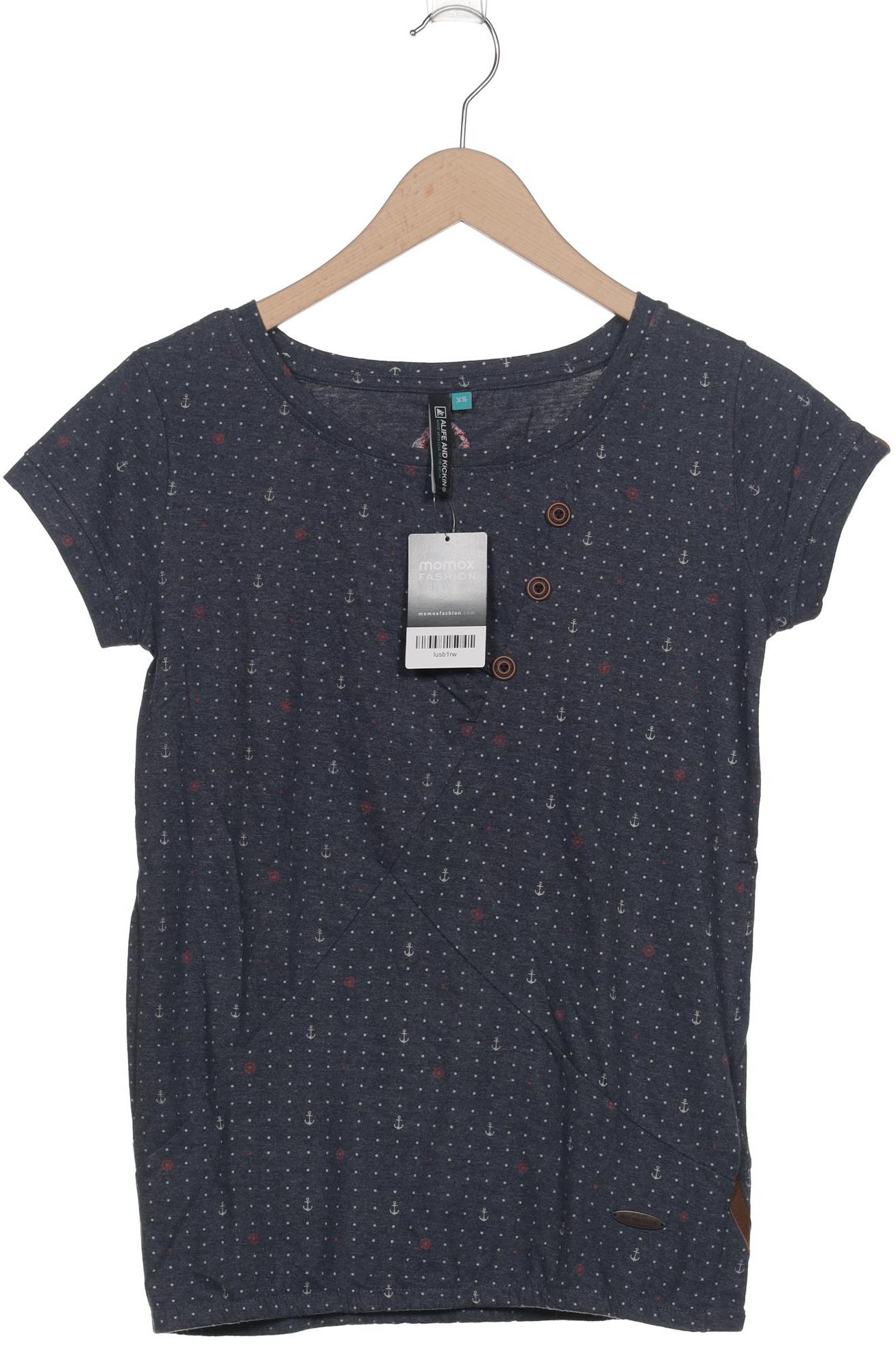 

Alife & Kickin Damen T-Shirt, marineblau, Gr. 34