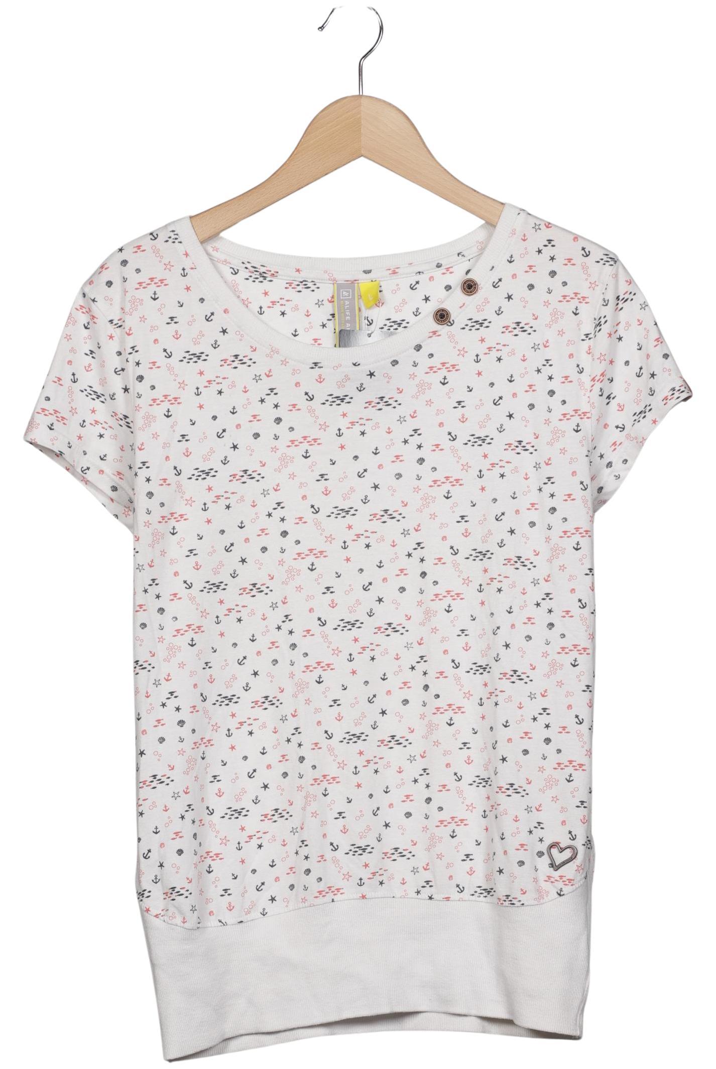 

Alife & Kickin Damen T-Shirt, weiß, Gr. 42