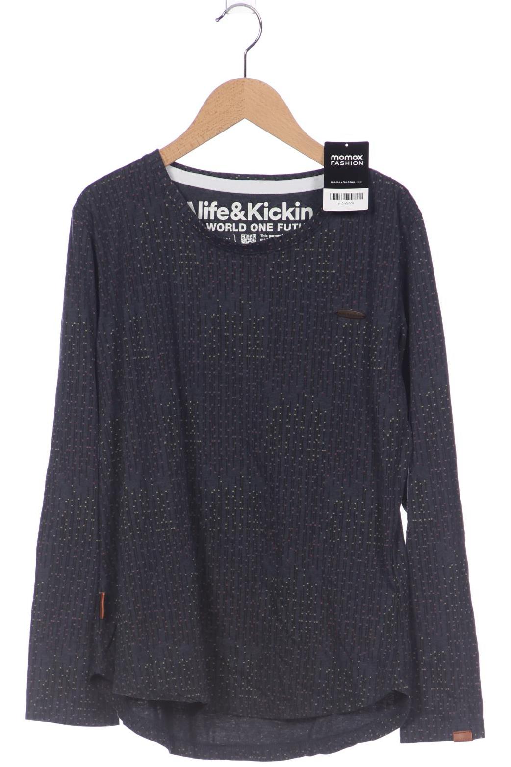 

Alife & Kickin Damen Langarmshirt, blau, Gr. 38