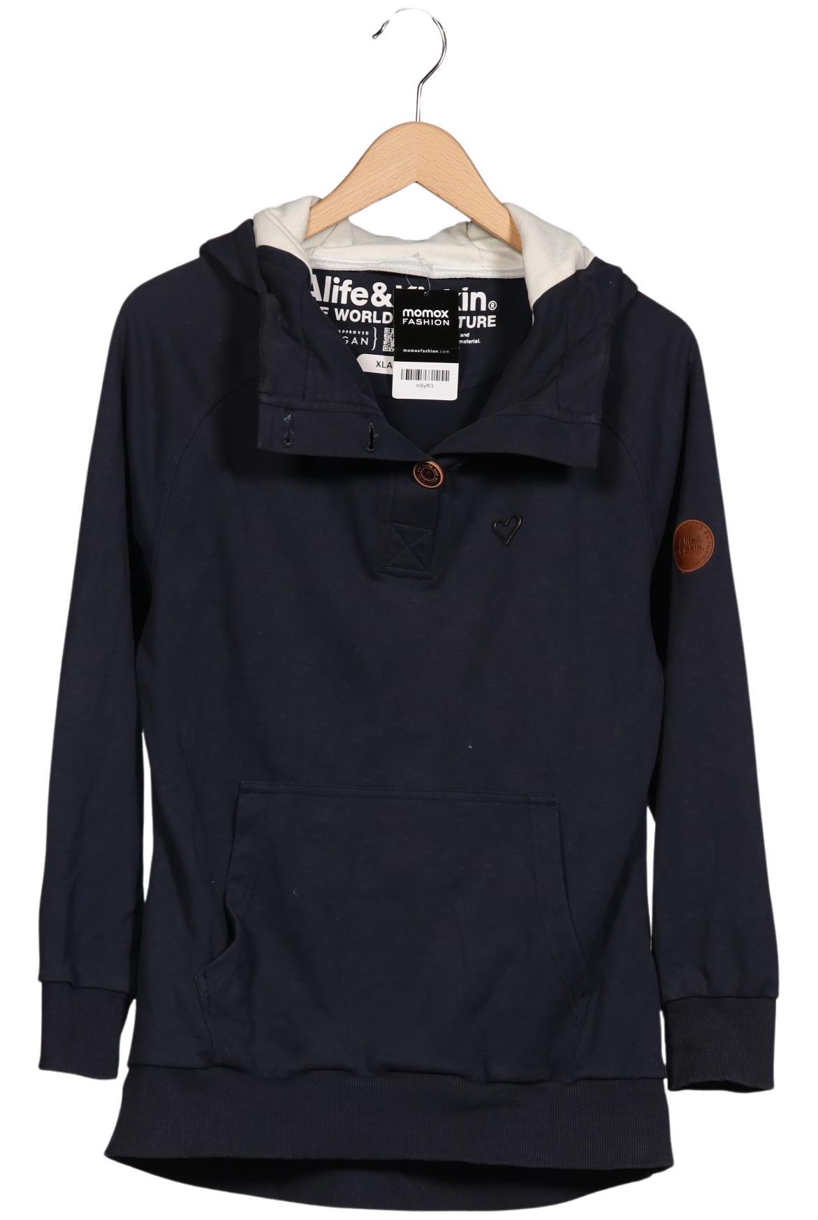 

Alife & Kickin Damen Kapuzenpullover, marineblau, Gr. 44