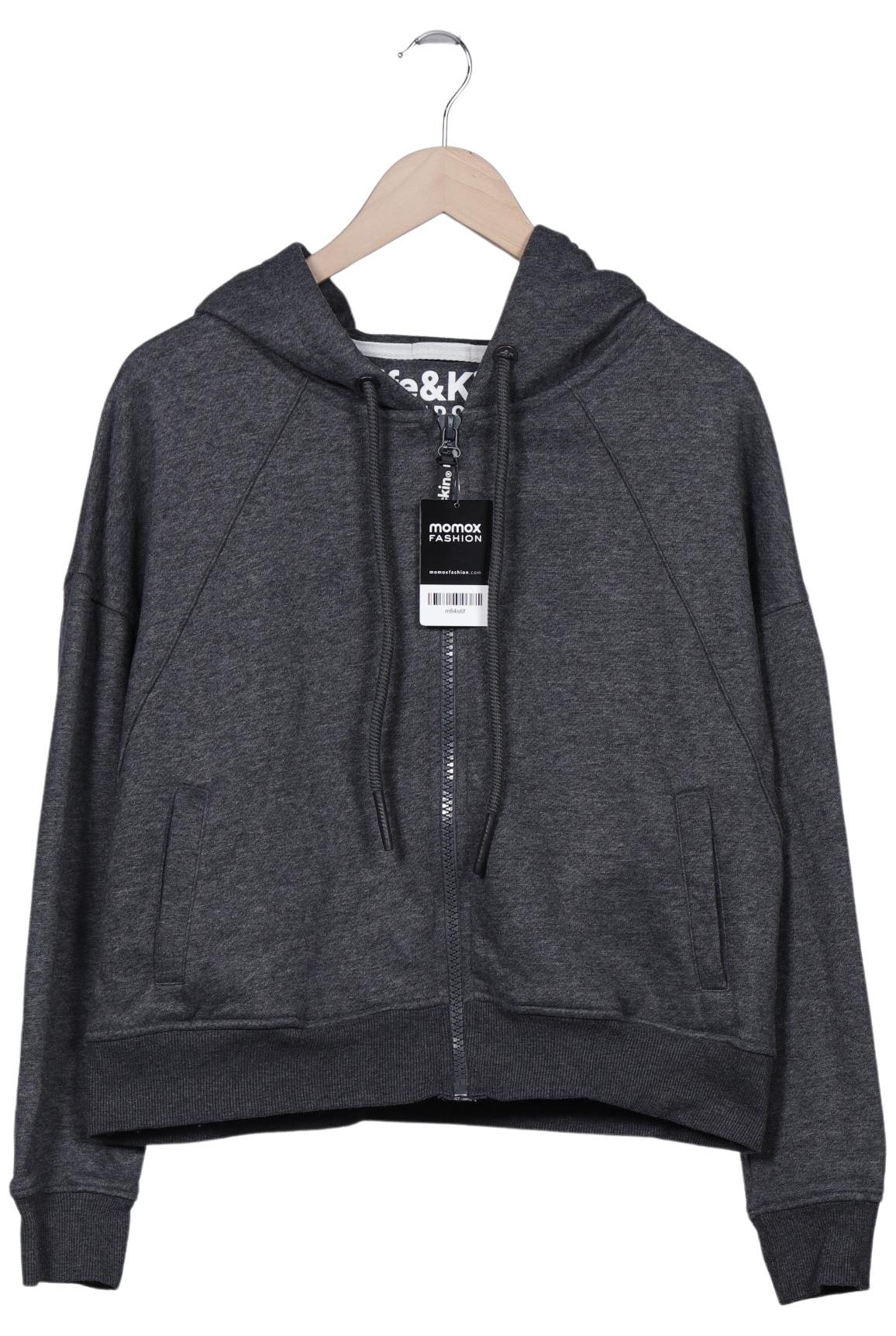 

Alife & Kickin Damen Kapuzenpullover, grau, Gr. 34