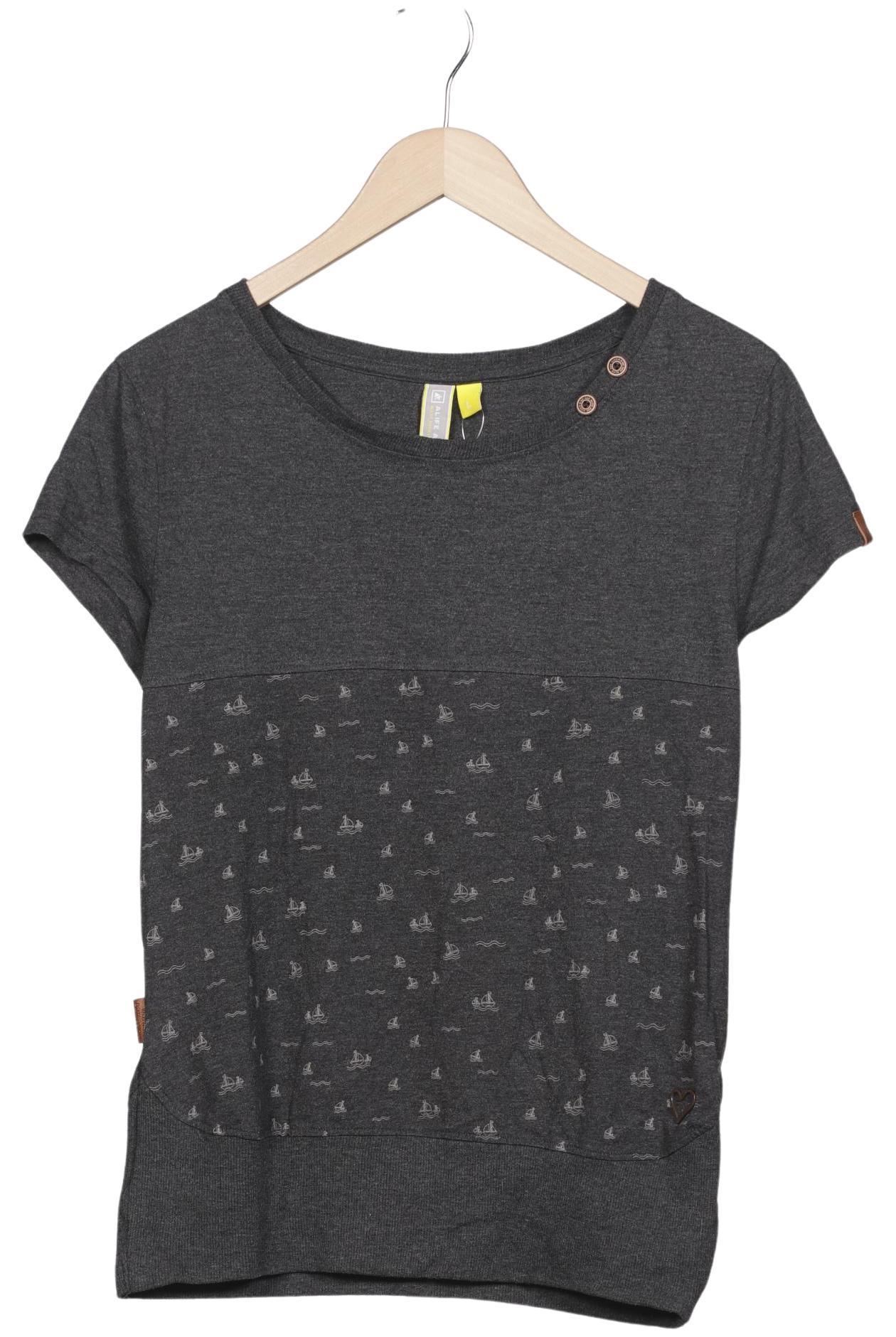 

Alife & Kickin Damen T-Shirt, grau, Gr. 42