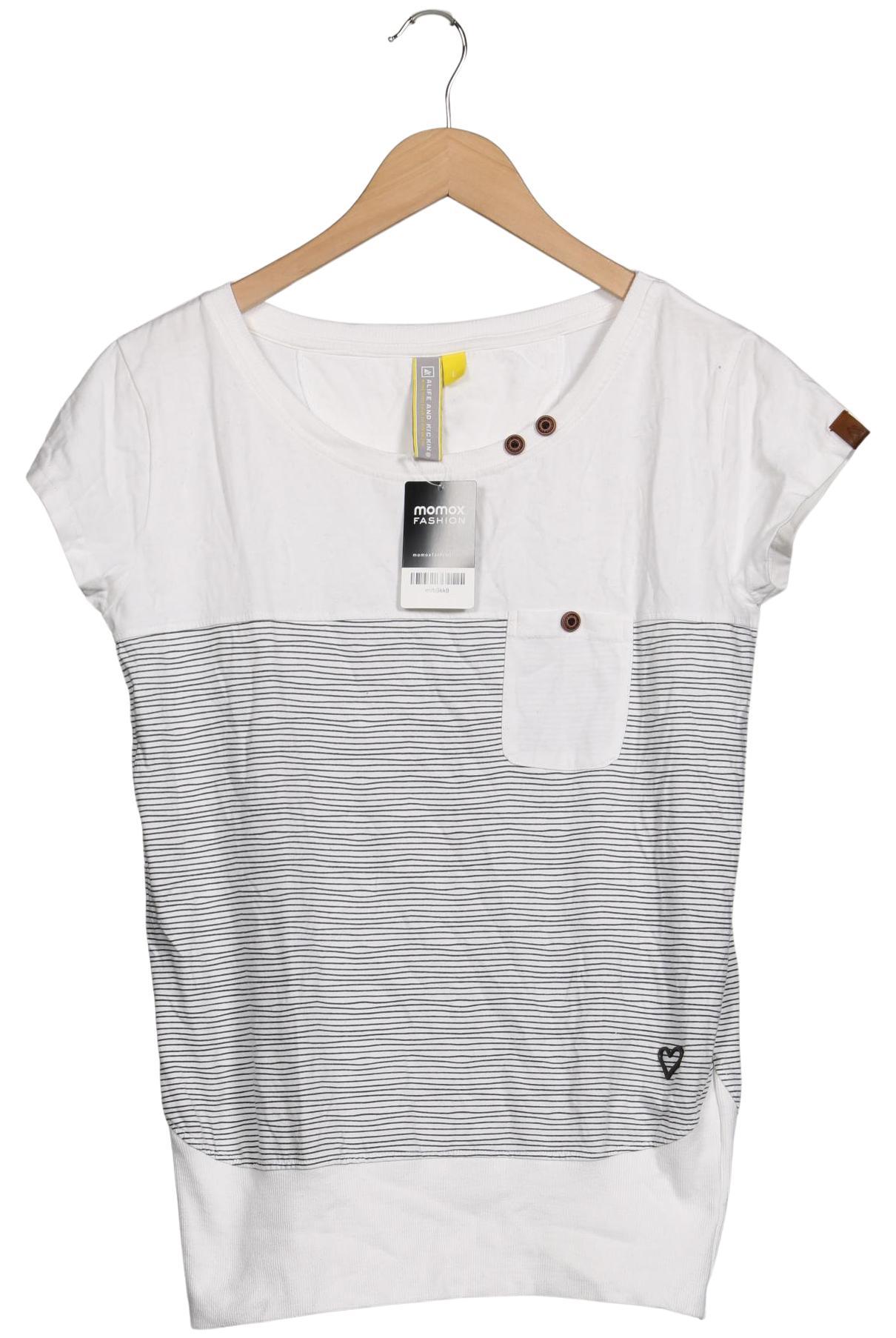 

Alife & Kickin Damen T-Shirt, weiß, Gr. 42