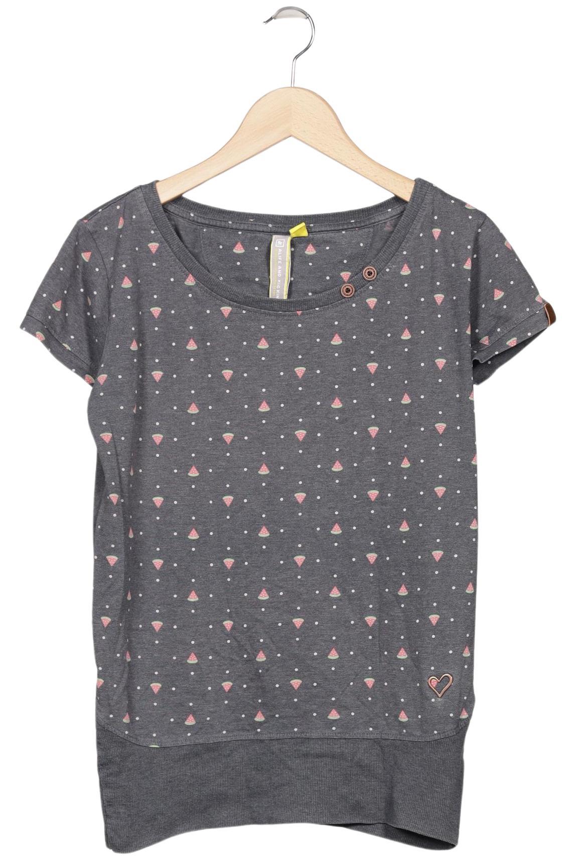 

Alife & Kickin Damen T-Shirt, grau, Gr. 42