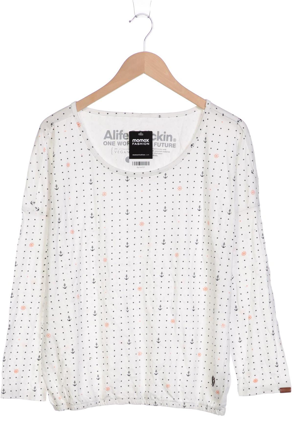 

Alife & Kickin Damen Langarmshirt, weiß, Gr. 38