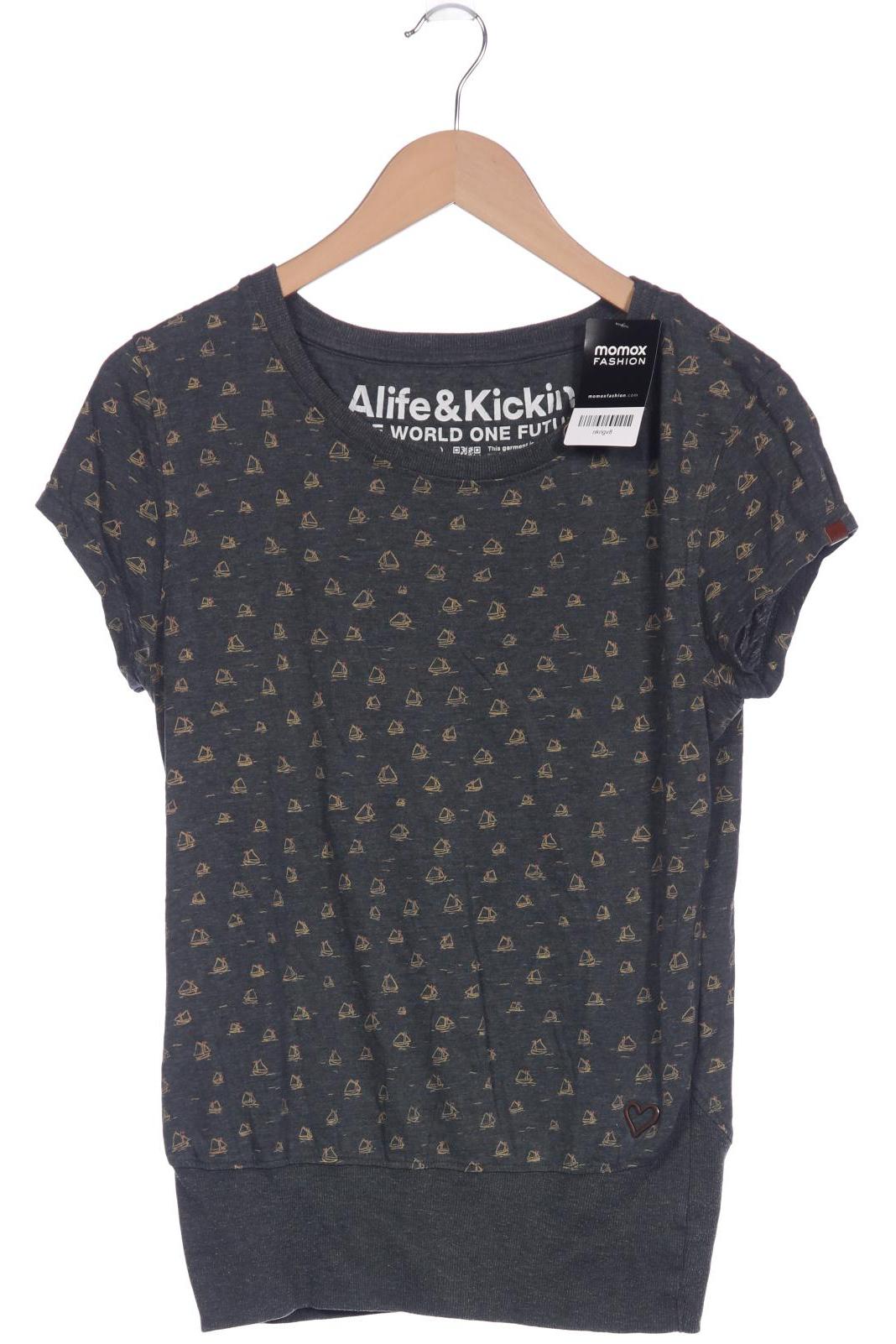 

Alife & Kickin Damen T-Shirt, grau, Gr. 38