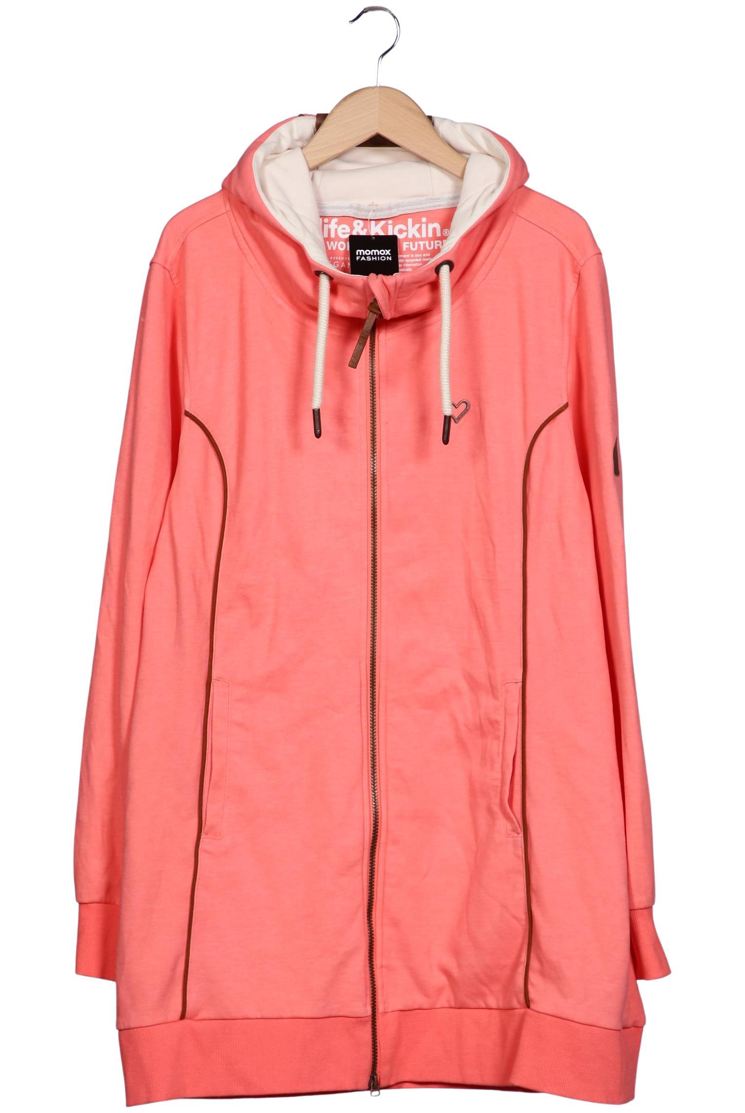 

Alife & Kickin Damen Kapuzenpullover, pink, Gr. 48