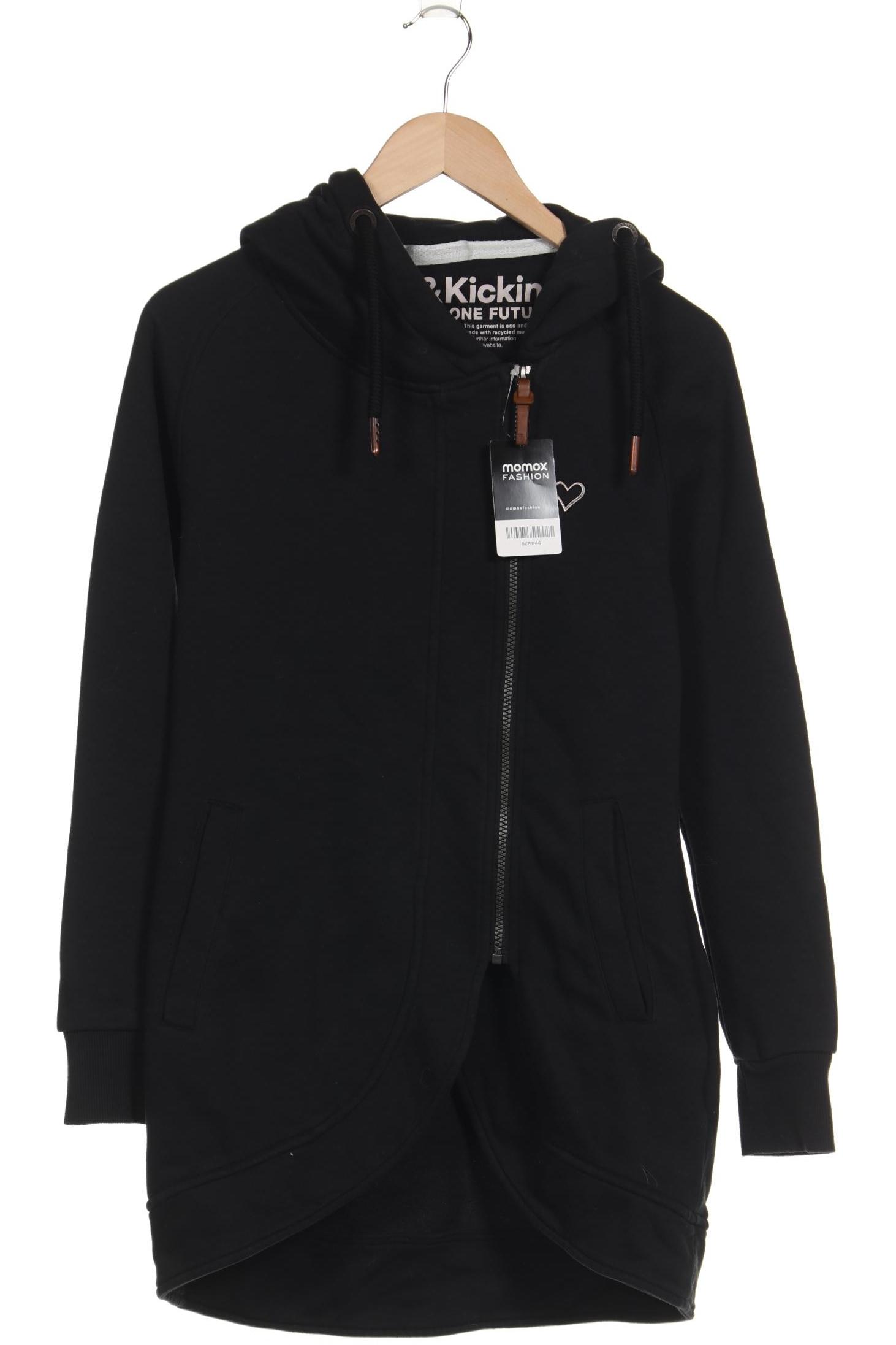 

Alife & Kickin Damen Kapuzenpullover, schwarz, Gr. 36