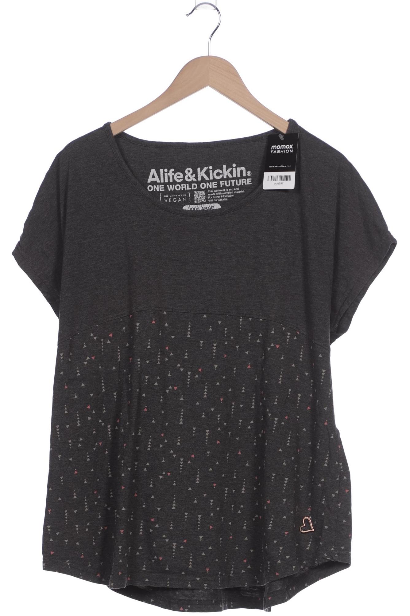 

Alife & Kickin Damen T-Shirt, grau, Gr. 48