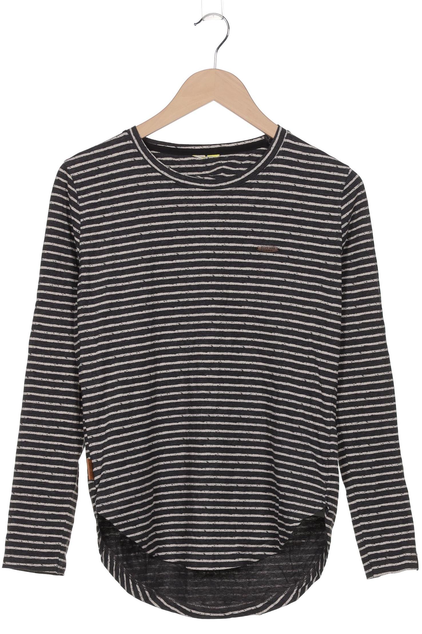 

Alife & Kickin Damen Langarmshirt, grau, Gr. 38