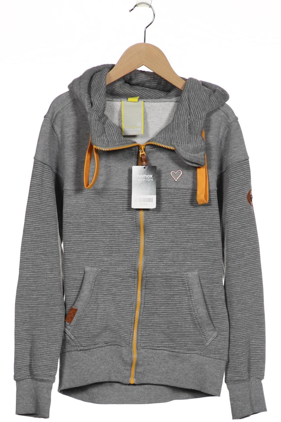 

Alife & Kickin Damen Kapuzenpullover, grau
