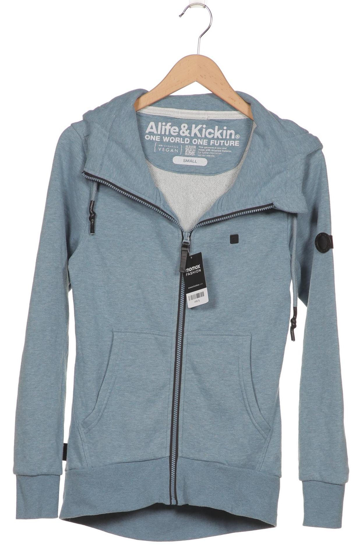 

Alife & Kickin Damen Kapuzenpullover, blau