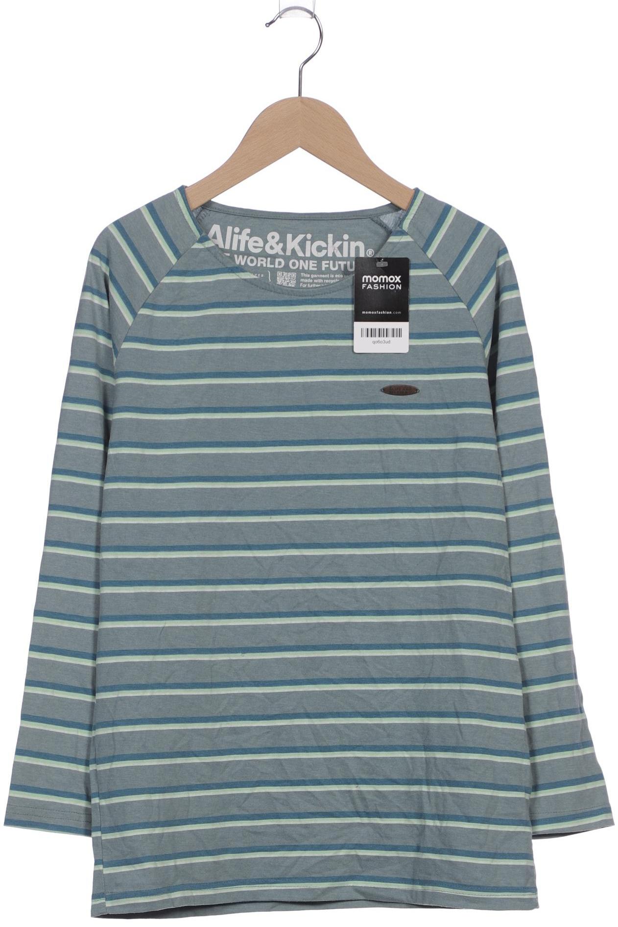 

Alife & Kickin Damen Langarmshirt, türkis, Gr. 36