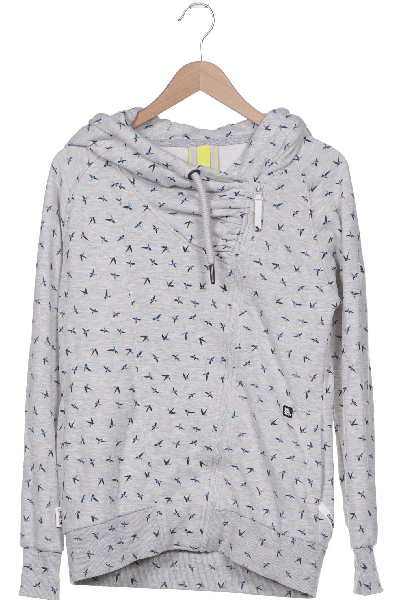 

Alife & Kickin Damen Kapuzenpullover, grau