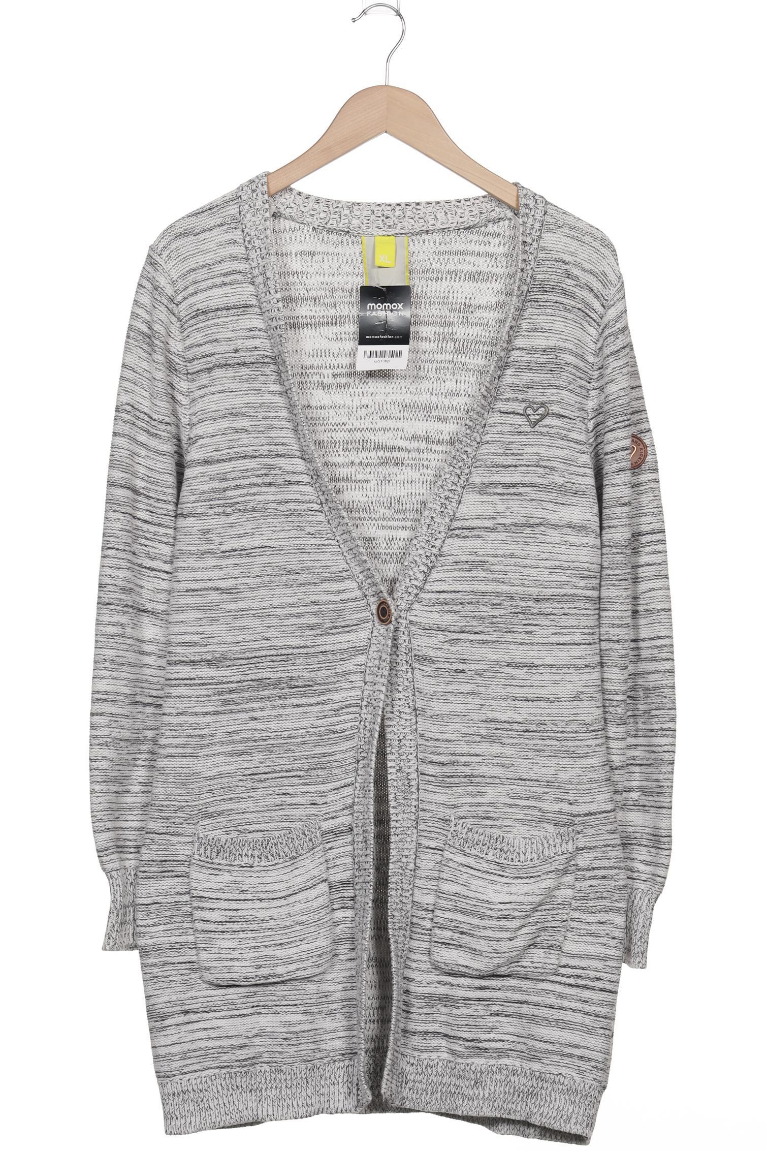 

Alife & Kickin Damen Strickjacke, grau, Gr. 44