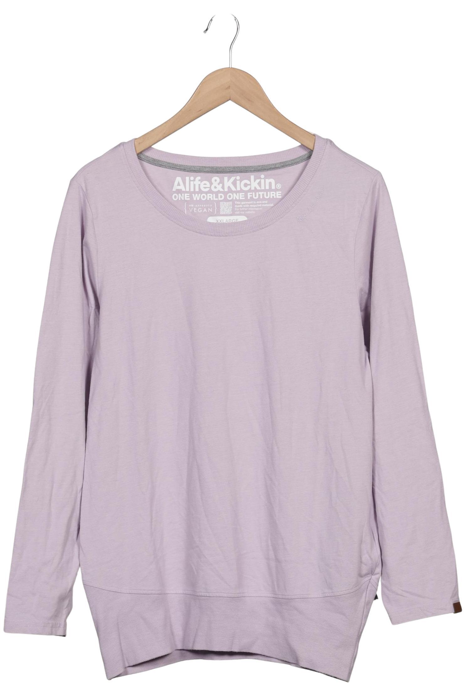 

Alife & Kickin Damen Langarmshirt, flieder, Gr. 46