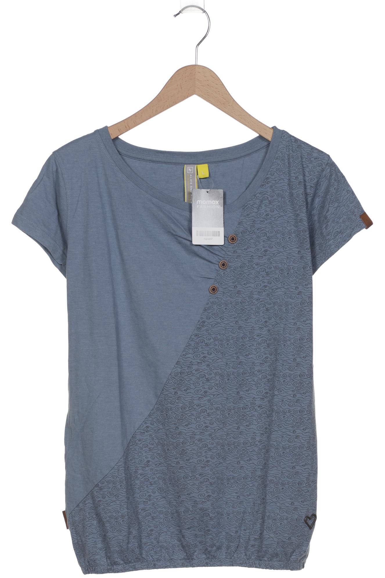 

Alife & Kickin Damen T-Shirt, blau, Gr. 42