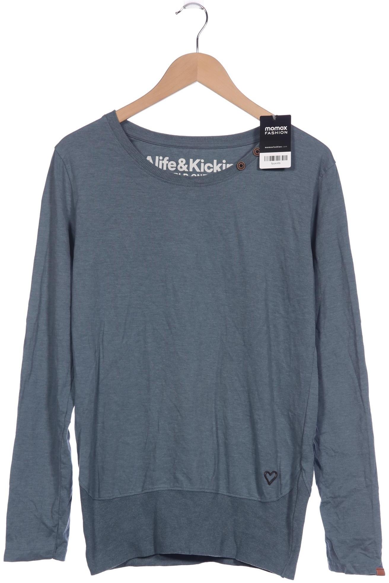 

Alife & Kickin Damen Langarmshirt, türkis, Gr. 42