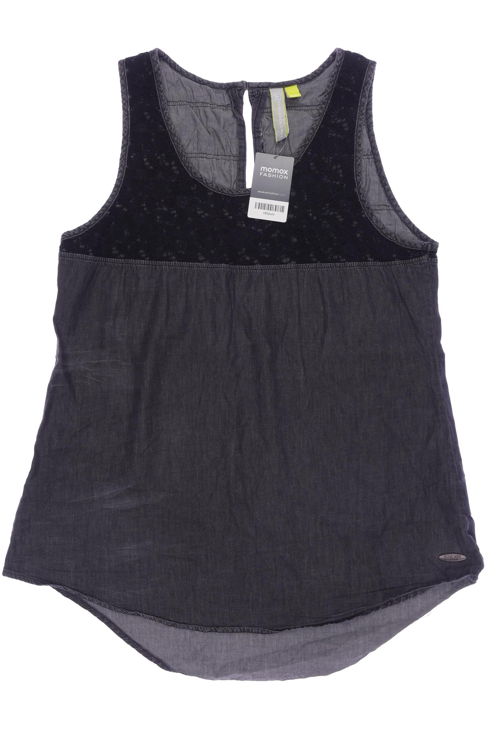 

Alife & Kickin Damen Top, schwarz, Gr. 44