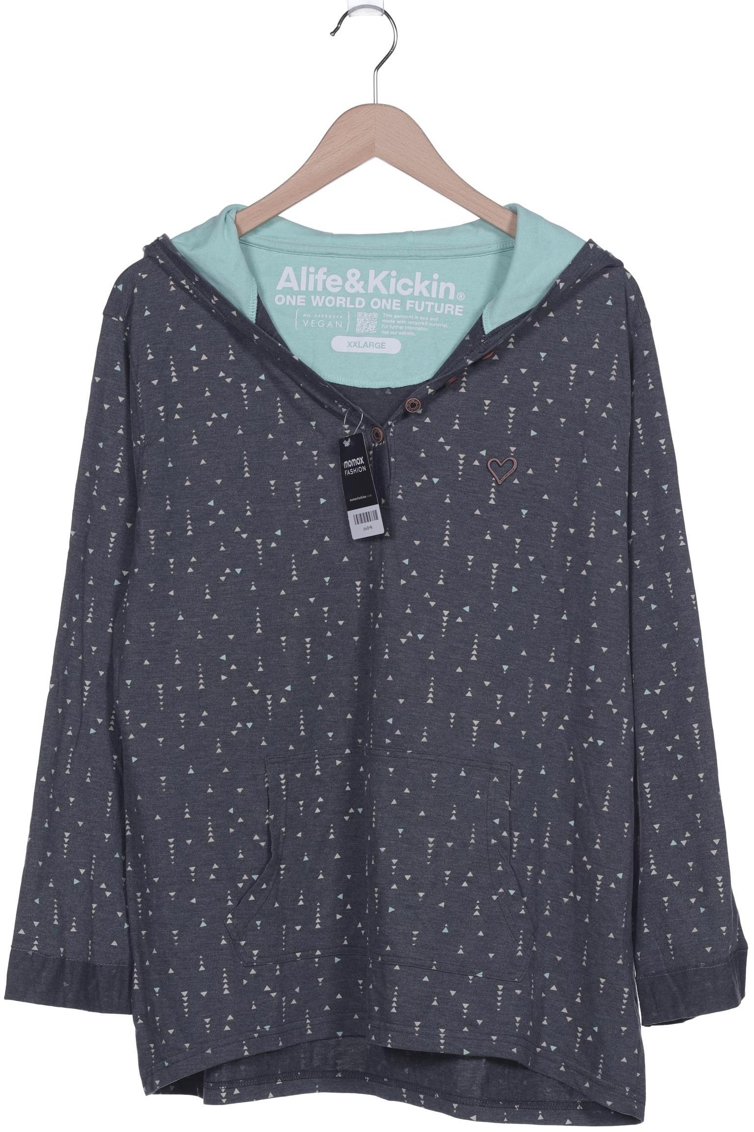 

Alife & Kickin Damen Kapuzenpullover, grün, Gr. 46