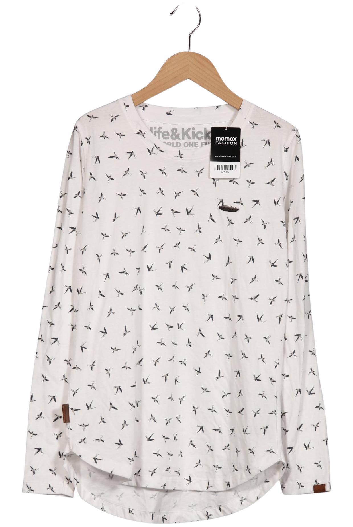 

Alife & Kickin Damen Langarmshirt, weiß, Gr. 36