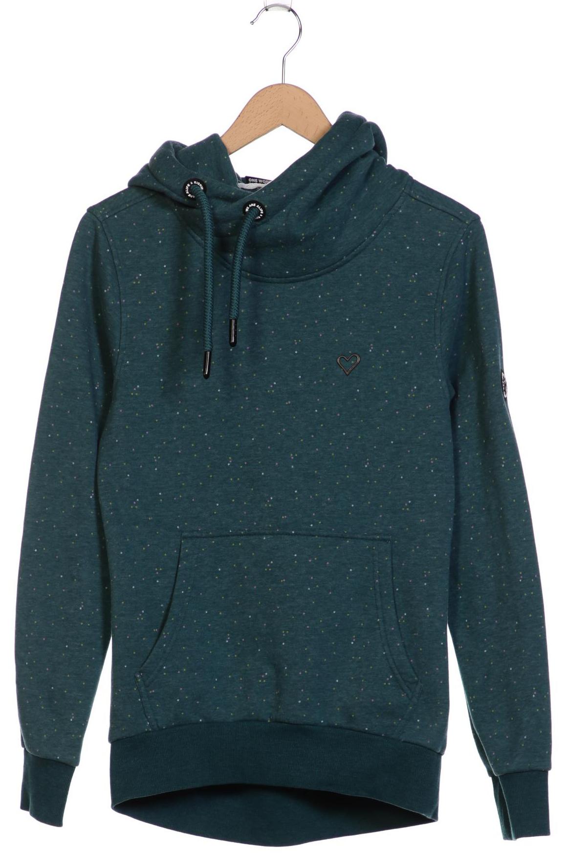 

Alife & Kickin Damen Kapuzenpullover, türkis, Gr. 38