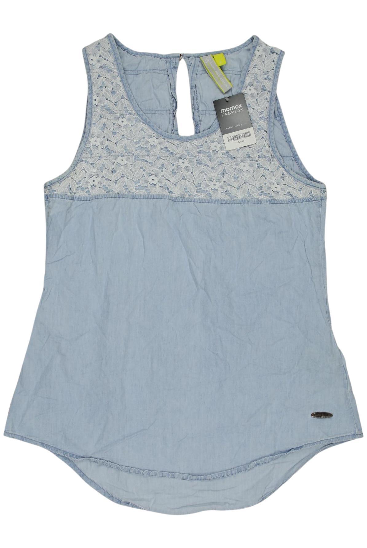 Thumbnail - Alife &amp; Kickin Damen Top, hellblau, Gr. 42